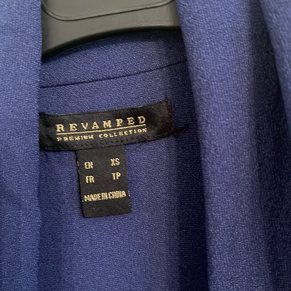 Royal Blue Vest, Size XS - Picture 3 of 3